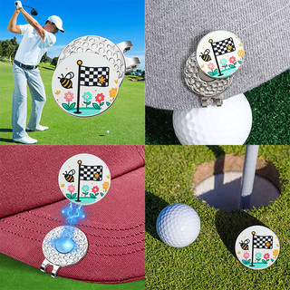 Kẹp Mũ Golf Kim Loại Sáng Tạo - Trang Sức Thời Trang, Phù Hợp Làm Quà Tặng