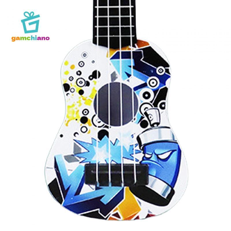 Gamchiano Trẻ Em Ukulele Guitar Đồ Chơi Cổ Điển Giả Vờ Sớm Học Ukulele Đồ Chơi Cho Người Mới Bắt Đầu Bé Trai Bé Gái Đồ Chơi Giáo Dục Quà Tặng Âm Nhạc