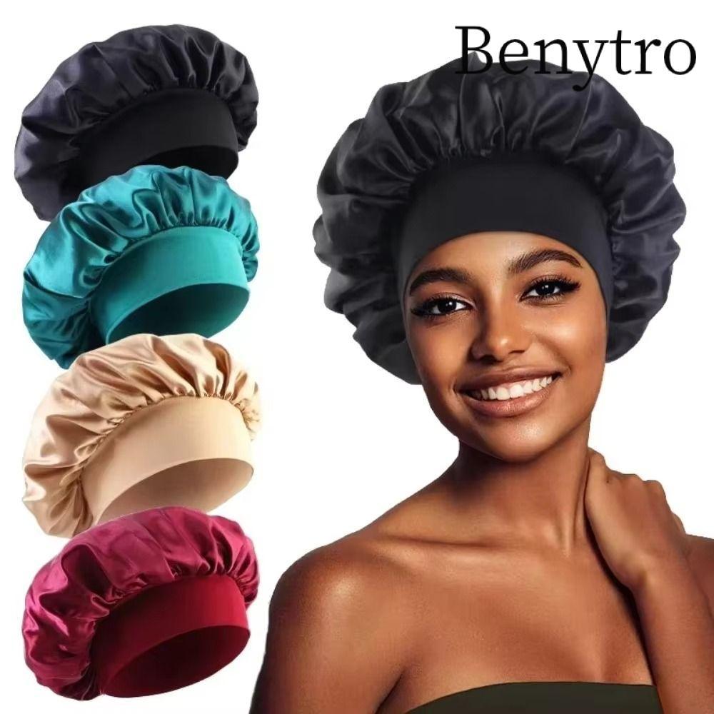 Benytro BENYTRO Sleep Bonnets, Mũ dây thun nữ Bonnet, Thời trang Silk Nightcap Beauty