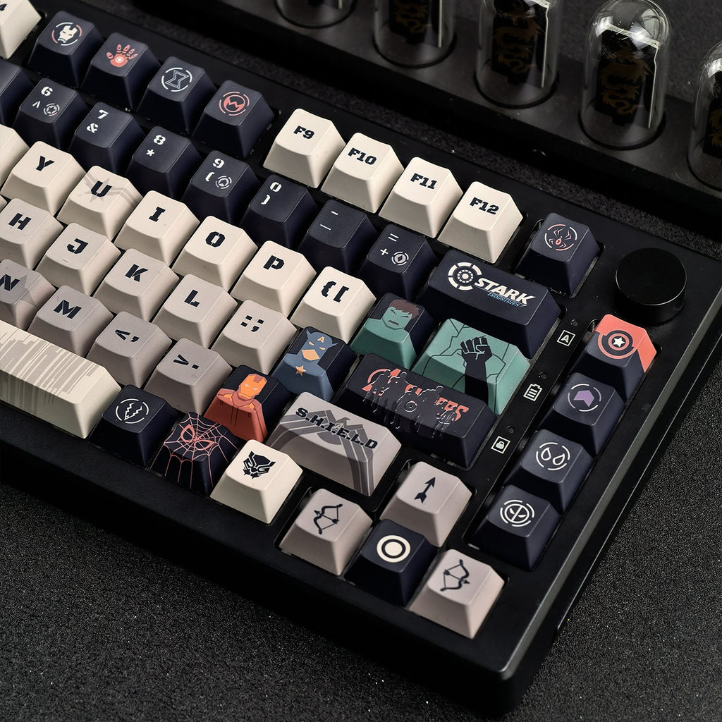 MAIMOOO Marvel Keycap Anh Đào Hồ Sơ 120 Phím PBT Nhuộm Thăng Hoa Aula ...