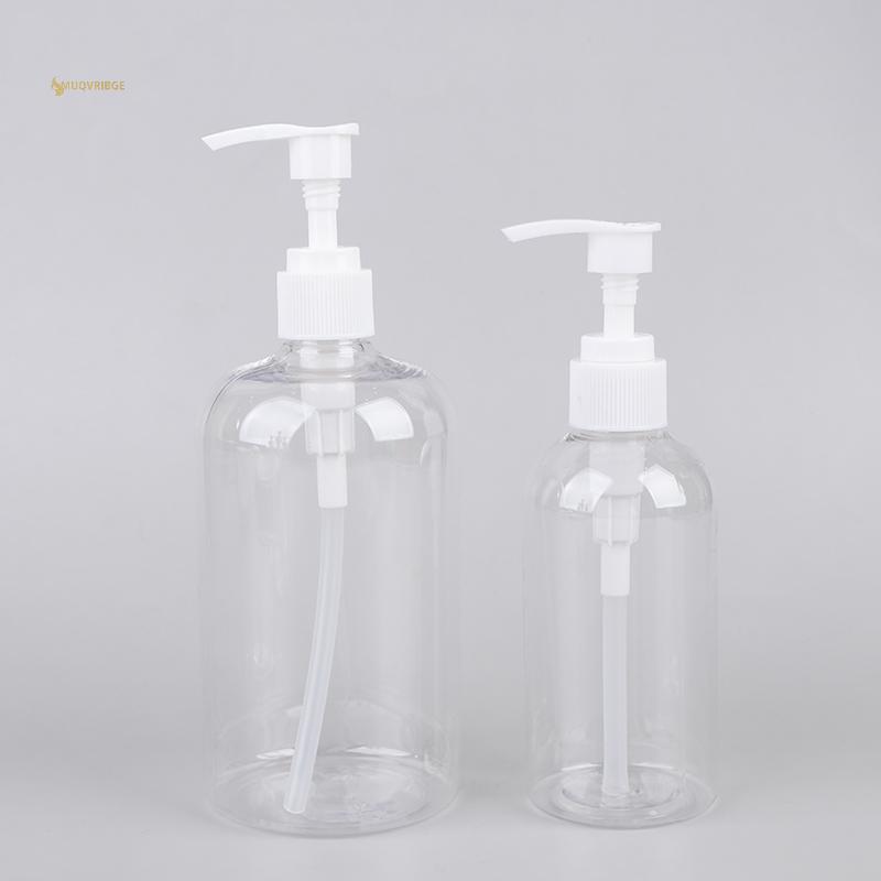 MUQV 200-500ml Di Động Máy Bơm Rỗng Chai Xi Lanh Dầu Gội Lotion Bền Có Thể Đổ Lại Hộp Đựng Cho Xà Phòng Lỏng n