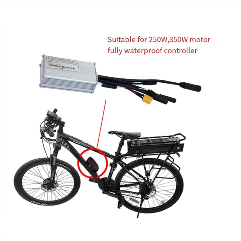 Bộ điều khiển Ebike sóng sin 17A với 3 chế độ, phù hợp bộ dụng cụ từ 24V đến 48V, tăng cường hiệu suất.