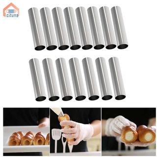 Kem Sừng Khuôn Bộ Thép Không Gỉ Ống Cannoli Dạng Vỏ Máy Nướng Cho Dụng Cụ Nhà Bếp Và Trang Trí Bánh