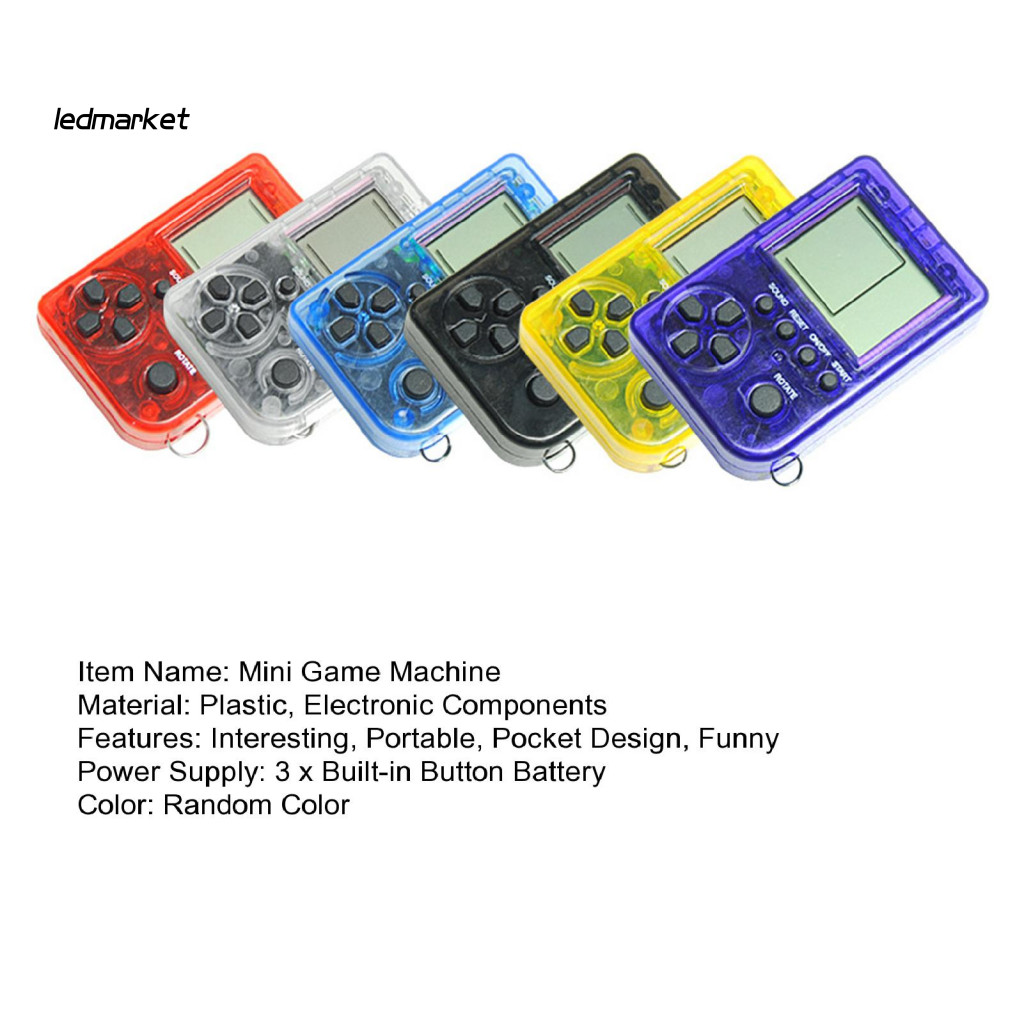 (Ledmarket) Máy Chơi Game Mini 99 Độ Khó 26 Trò Chơi Trẻ Em Cầm Tay Retro Hoài Cổ Bỏ Túi Máy Chơi Game Dành Cho Người Lớn