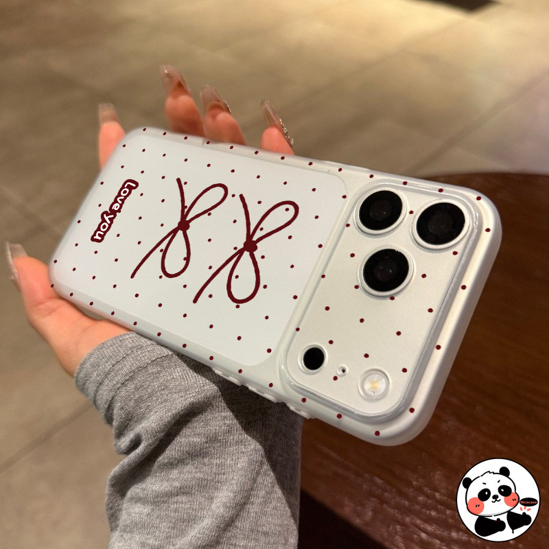 Vỏ Mờ Ins Phong Cách Cho Realme Neo7 SE Neo7X GT Neo6 Neo5 SE Neo3 Narzo 60 Pro Q3S Q3T 5G 4G Vỏ Nơ Chấm Bi Vỏ Điện Thoại Mờ Chống Sốc Mềm