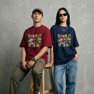 Áo Thun Nam Nữ Oversize 100% Cotton Cao Cấp CLARO - WALK IT LIKE A DOG