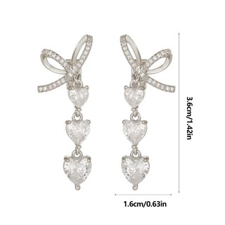 JOJO Hợp kim sang trọng và kẹp tai Zircon Đồ trang trí cho tai nghe Freeclip 1 2