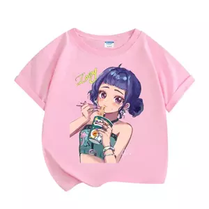 Họa Tiết K-Pop, Trẻ Em, Áo Thun, Bé, ngắn Tay, Unisex