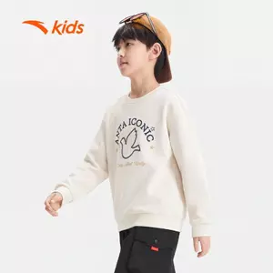 ANTA Kids Áo Sweater Thời Trang Bé Trai Size 130-170 Giữ Ấm, Thoải Mái Vận Động 3526A8717