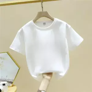 Cotton Bé Trai-Gái Họa Tiết 1997 Thanh Toán Nhận Hàng Cổ Thuyền Áo Ngắn Tay