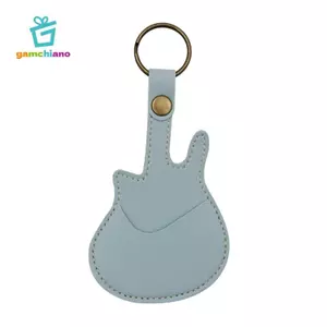 Giá đỡ đàn Guitar, da PU di động có túi đựng chìa khóa cho người lớn