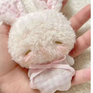 Dễ Thương mini Dễ Thương Làm Dịu Thiên Thần Thỏ Sang Trọng Búp Bê Mặt Dây Chuyền Chữa Bệnh Túi Dễ Thương Mặt Dây Chuyền Trang Trí Quà Tặng Tặng Tặng