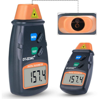 Thiết bị đo tốc độ vòng quay (kèm pin) DT2234C+ kỹ thuật số màn hình LCD bằng tia laser không tiếp xúc