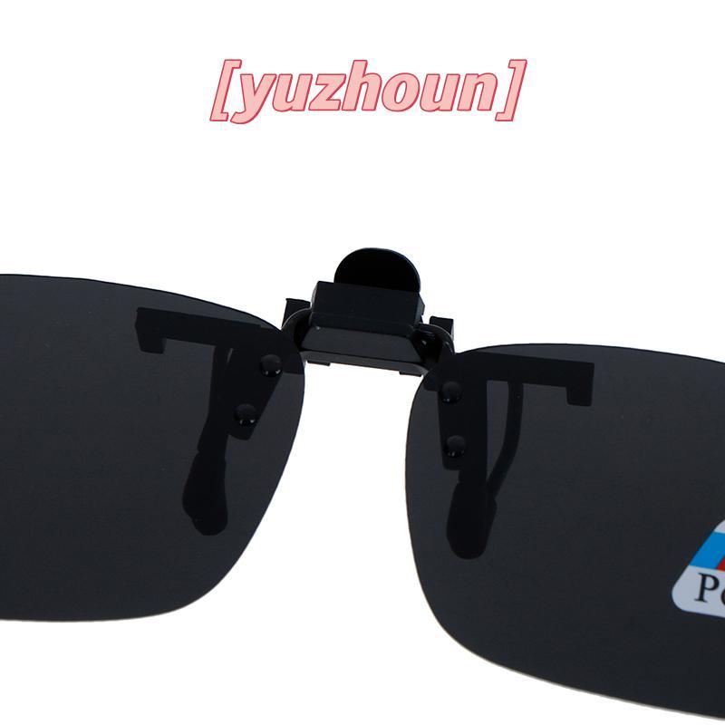 [yuzhoun] Kính râm lật ống kính lái xe ban đêm phân cực Clip-on
