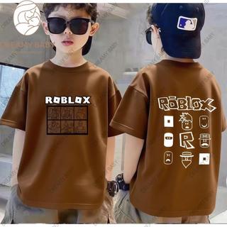 COD✅ (Hồ Chí Minh)DREAMY BABY Mẫu unisex Roblox（Roblox）Áo phông cổ tròn tay ngắn 100% bông có in hình hoạt hình