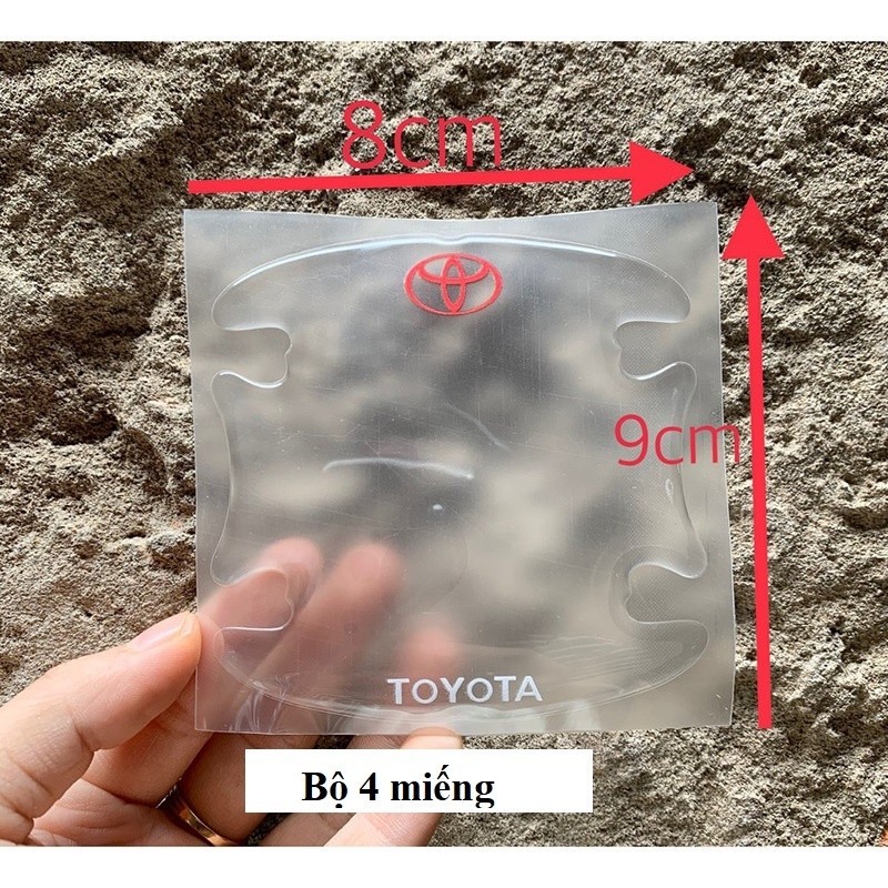 【COD】Miếng dán trang trí và bảo vệ cho hõm cửa, tay nắm, gương xe, chất liệu silicon dẻo bền, dán kín, dễ lau chùi.