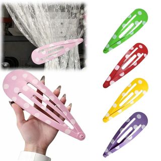 Kẹp tóc METALWRK BB, Kẹp tóc khổng lồ 20cm khổng lồ, In hình ngộ nghĩnh Đạo cụ và biểu diễn sân khấu Barrette khổng lồ đầy màu sắc