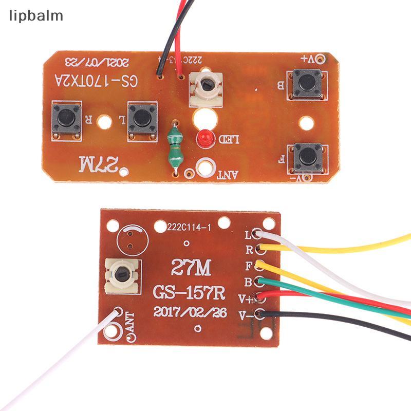 [lipbalm] Bảng điều khiển từ xa RC 4CH Bảng thu phát PCB Phụ kiện xe hơi RC có hệ thống vô tuyến ăng-ten Đẹp