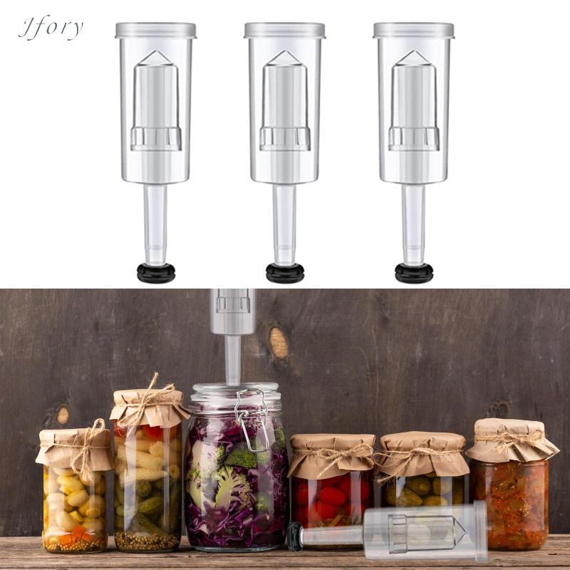 Jfory Bộ 3 Airlock để lên men chắc chắn để làm bia rượu vang với Grommets để pha Kimchi Bảo quản bia lên men