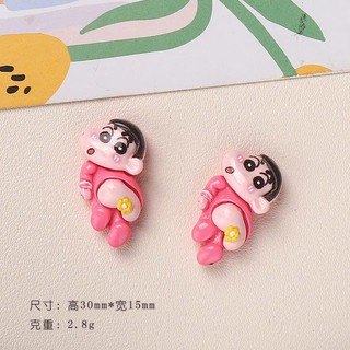 Charm gắn dép: Charm shin siêu quậy- Bộ 6 chi tiết dễ thương