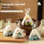 NS 50 Chiếc Hoạt Hình Đáng Yêu Cho Tam Giác Cơm Bóng Paaging Túi Nori Onigiri Sushi Túi Làm Sushi Khuôn Bento Phụ Kiện NS