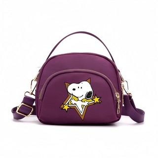 Túi đeo chéo Snoopy Túi xách in hình hoạt hình Túi đeo vai nữ dung tích lớn chất lượng cao