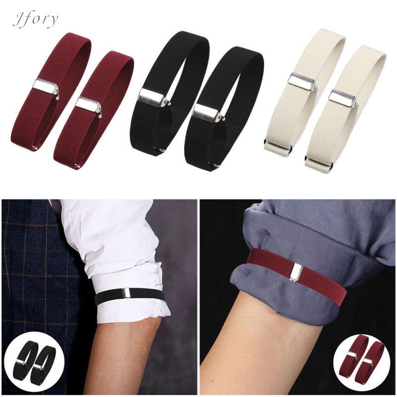 2x Dây giữ tay áo chống trượt kim loại, điều chỉnh được, phụ kiện áo cho nữ