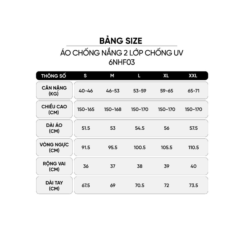 Áo chống nắng nữ CARDINA 2 lớp chất liệu Icetext chống tia UV hiệu quả 6NHF03