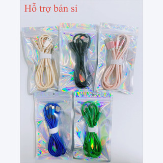 Dây Cáp sạc  bọc dù 3 trong 1 đa năng nhiều màu sắc / dài 1.2m . Dùng cho nhiều dòng điện thoại  - Hàng sẵn kho