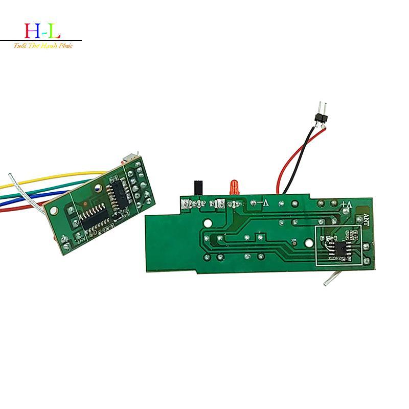 HL 1 Bộ DIY Điều Khiển Từ Xa Thuyền Ô Tô Xe Tăng Điều Khiển Từ Xa Bộ Phát Và Thu Ban 2.4G 4CH Cho Tàu Rc Xe Ô Tô LMWU