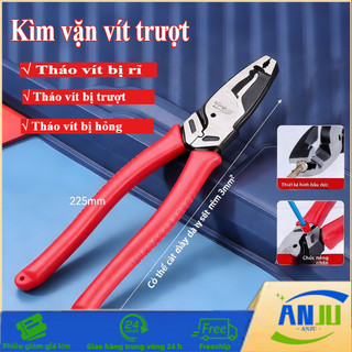 Kìm Công Nghiệp Thép Cao Cấp, Dụng Cụ Chuyên Dụng Lấy ốc Trượt Răng, Kìm đa Năng Cắt, Tước Dây Và Kéo Dây Cho Thợ điện