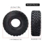 4 119mm 1.9 "Lốp Cao Su Lốp Bánh Lốp Cho 1 / 10 RC Xe Bánh Xích Xe Trục SCX10 II III 90046 Trxs TRX4 RC4WD D90 D110 TRX6 Redcat MST