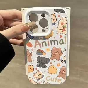 Bộ sưu tập động vật chữa bệnh cho 16 trường hợp iPhone 17Air Gạo nếp 14 13 11Pro