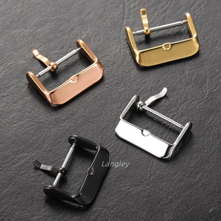 Khóa đồng hồ bằng thép không gỉ được đánh bóng 10-24mm, Khóa chốt kim loại cho da Dây đeo đồng hồ cao su silicon Dây đeo đồng hồ nam nữ 10 / 12 / 14 / 16 / 18 / 20 / 22 / 24mm