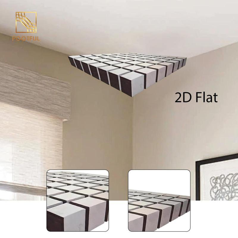3D Decal dán tường quang ảo nghệ thuật trang trí nhà, góc treo phòng trưng bày, ký túc xá, không gian văn phòng
