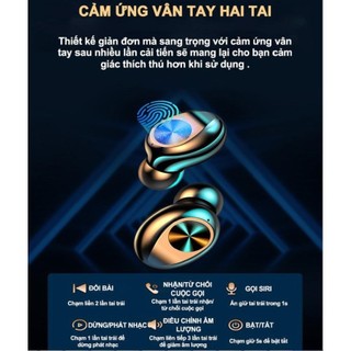 Tai nghe bluetooth TWS F9 PRO / F9 Phiên bản bluetooth 5.0 có hộp sạc màn hình LCD hiển thị %