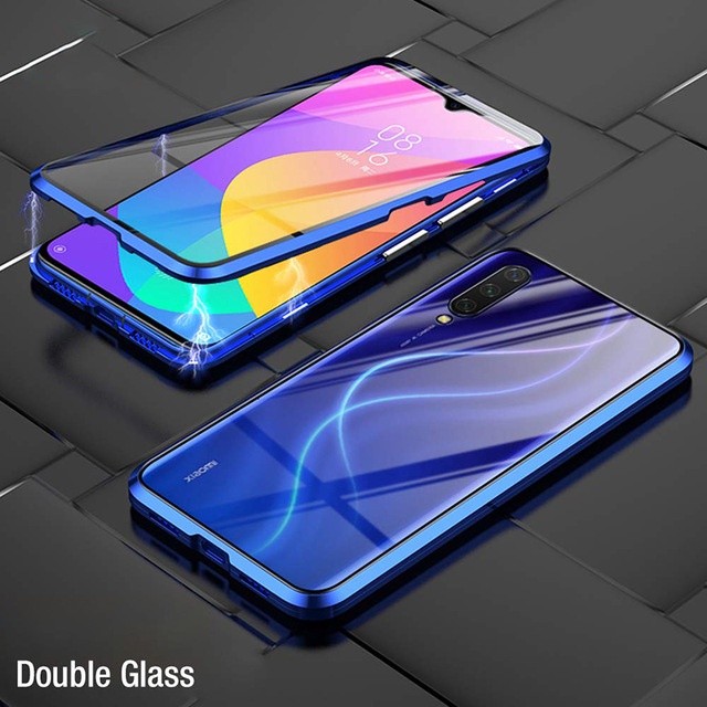 Dành Cho Samsung Galaxy A16 A17 A26 A27 A35 A37 A55 A52 A52S A56 A57 5G Ốp Điện Thoại Lật Kính Hai Mặt Nam Châm Từ Kim Loại Cản Full 360° Vỏ cứng bảo vệ
