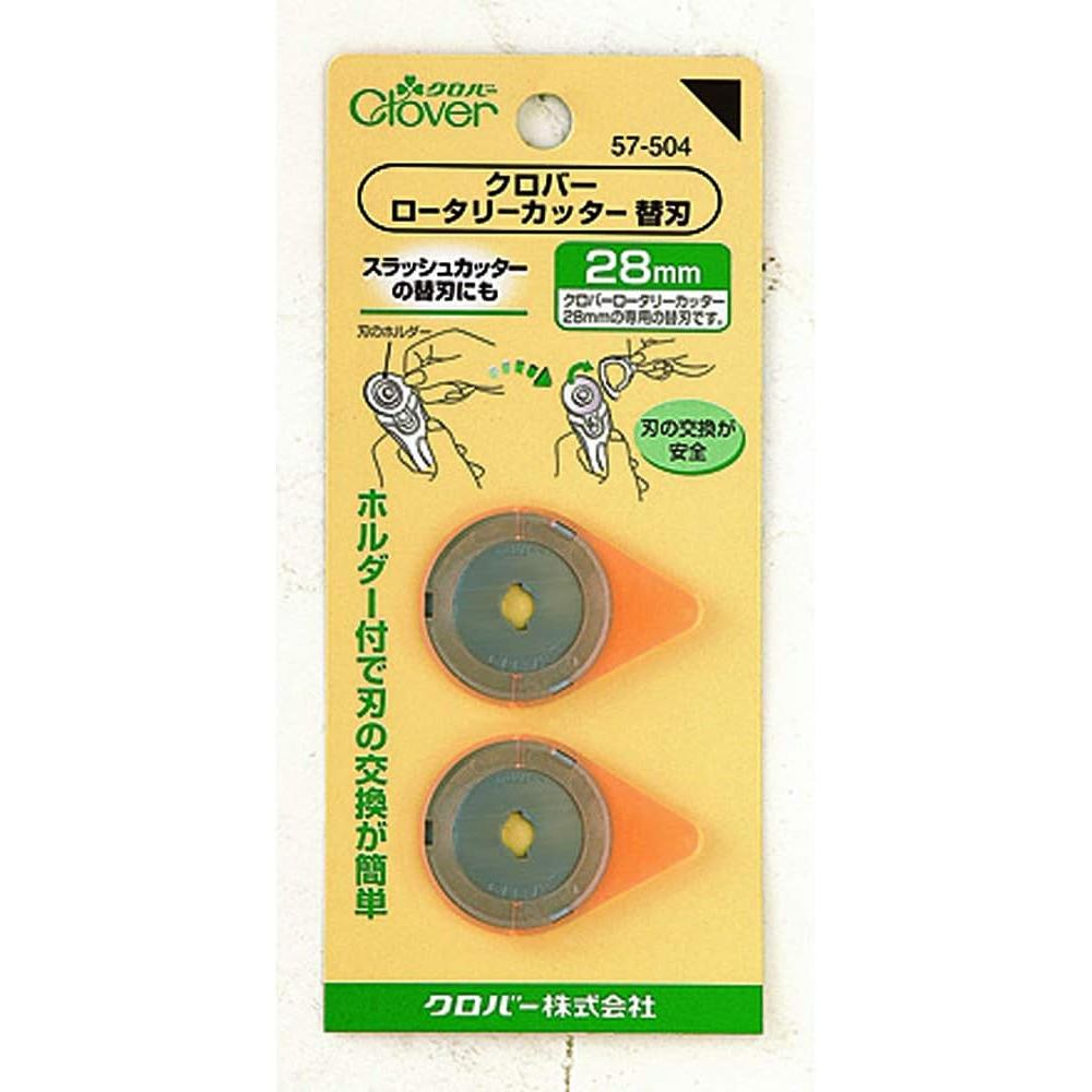 Clover Rotary Cutter Dao Cat Vai 45mm 28mm + Loi Thay The/4 San Pham/Nut Khoa An Toan/Nhat