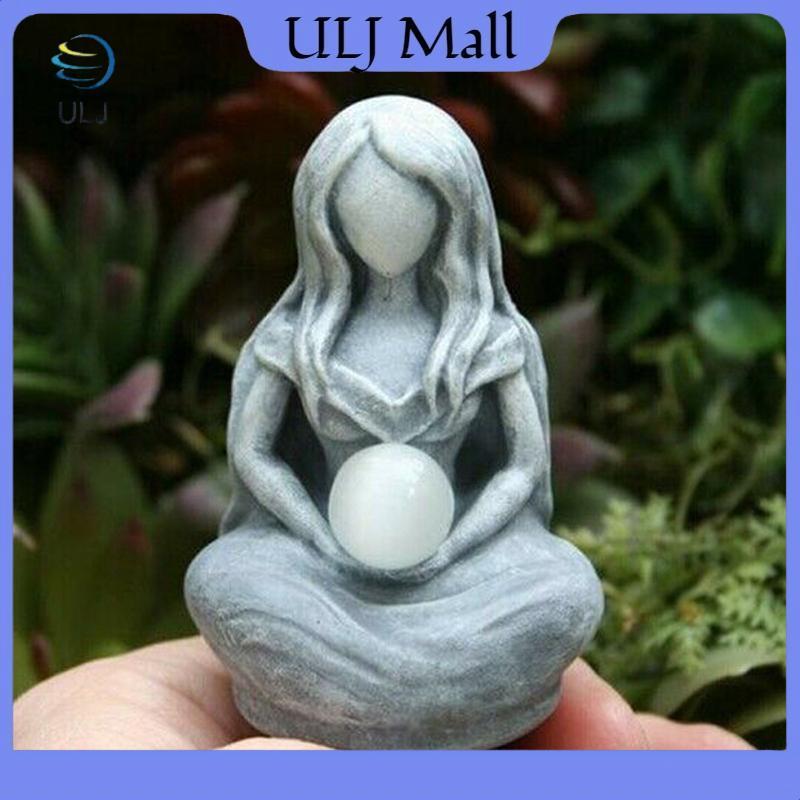 Tượng Nữ Thần Mặt Trăng ULJ Sáng Tạo Hình Thần Thoại Hy Lạp Điêu Khắc Nhựa Trang Trí Nội Thất Nhà Cửa.