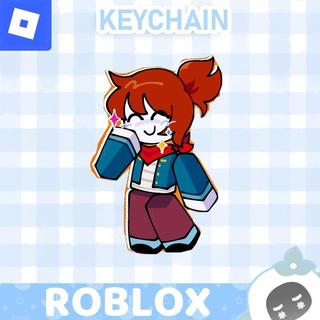Ganci / Gantungan Kunci Akrilik COUPLE ROBLOX BACON BOY & BACON GIRL - BACON BOY