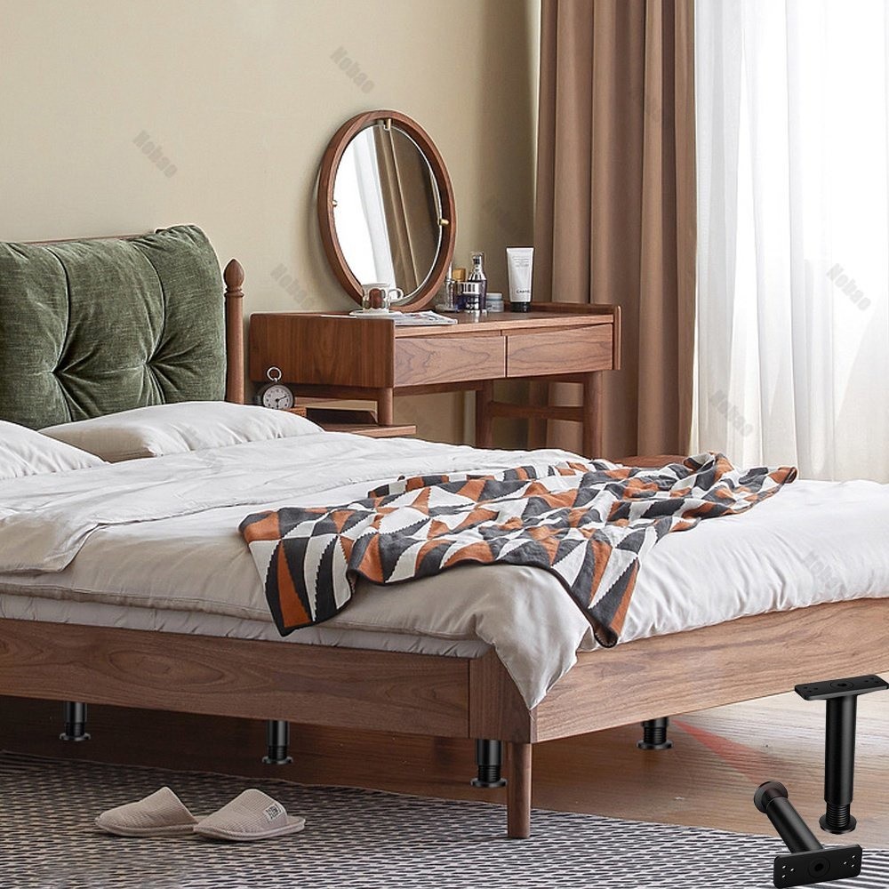 Chân giường thay thế điều chỉnh tải trọng lớn Chân đỡ khung giường / ghế sofa，Có thể điều chỉnh，Không cần khoan lỗ