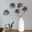CATIYAHA Hoa sen giả, Nhánh hoa Agapanthus giả bằng nhựa, Phụ kiện bàn hoa nhân tạo dài 75cm sang trọng