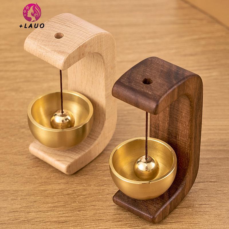 Chuông cửa tự dính phong cách Nhật Bản Springevenstar / Chuông gió bằng gỗ Dopamine / Chuông va chạm bằng đồng thau từ tính Trang trí cửa nhà Springevenstar