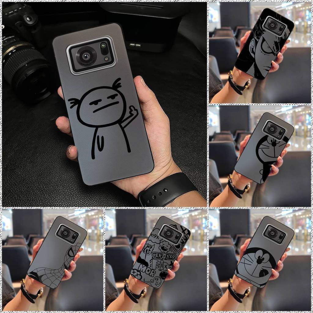 Ốp Điện Thoại TPU Dễ Thương Cho Sharp Aquos R6/SH-51B/P6/R6G, Bọc Toàn Bộ, Chống Va Đập, Chống Bụi, Hoạt Hình