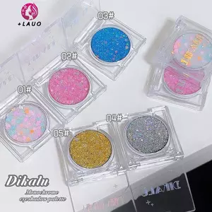 Springevenstar Trái Tim Sáng Bóng Sequin Gel Lấp Lánh Kem Phấn Mắt Xanh Hồng Vàng Ngôi Sao / Mặt Trăng Móng Tay Rời Kim Sa Lấp Lánh Keo Halloween Trang Điểm Mắt Cơ Thể Springevenstar