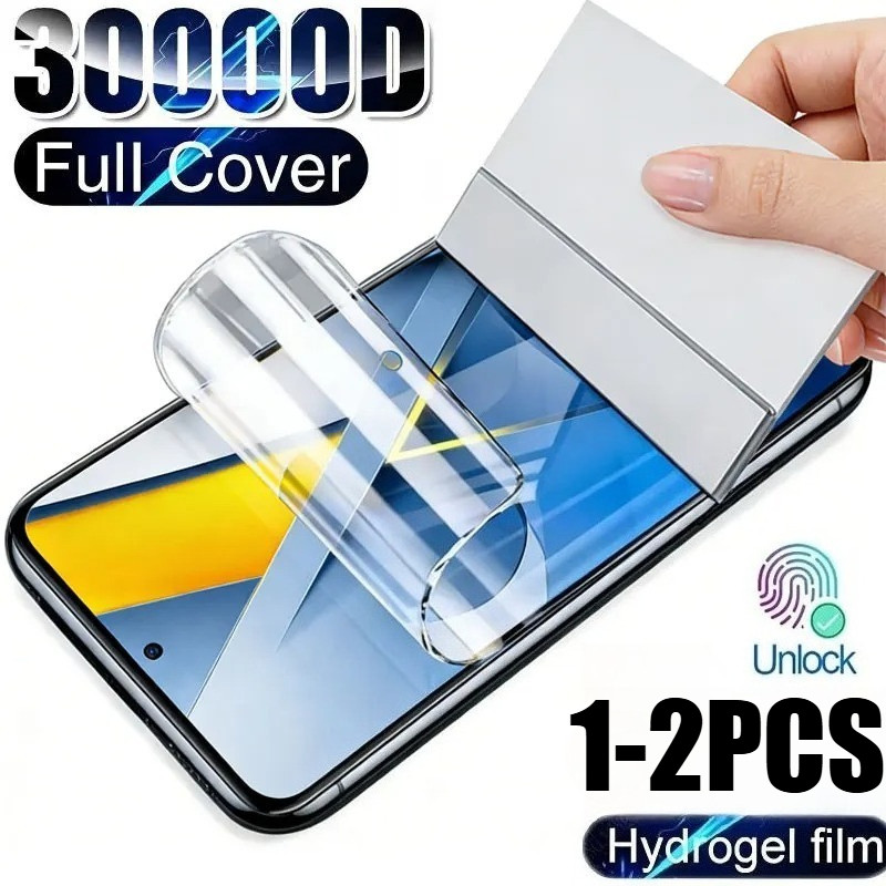 1-2 Chiếc Full Cover Chống Ánh Sáng Xanh Mềm Hydrogel Cho Xiaomi 15 15S 15T 17 Ultra Pro Max Chống Gián Điệp Riêng Tư Và Bảo Vệ Màn Hình HD Phim Mờ