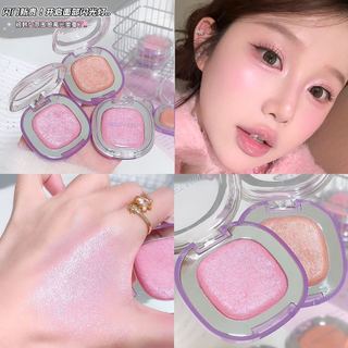 Nhấp Nháy Phấn Làm Sáng Trong Suốt Da Mặt Nước Bóng Ngọc Trai Ba Chiều Phấn Mắt Nằm Tơ Sửa Chữa Bảng Màu