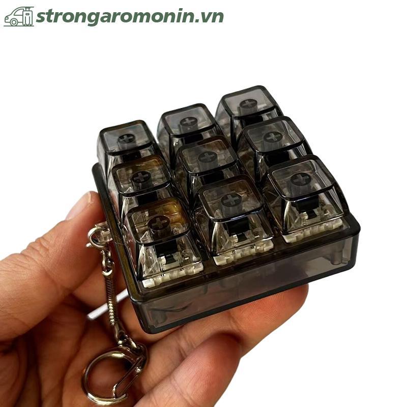 ST 4 / 9 Phím Bàn Phím Cơ Máy Kiểm Tra Trục Bàn Phím LED Đồ Chơi Chìa Khóa ST