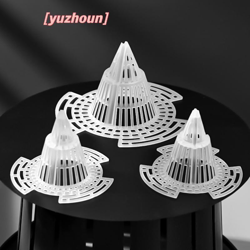 [yuzhoun] 20 Chiếc Chậu Hoa Đáy Lưới Gioăng Cố Định Thiết Kế Cánh Cứng Mạnh Mẽ Cải Thiện Thoát Nước Lưới Hoa Gioăng Đồ Dùng Làm Vườn