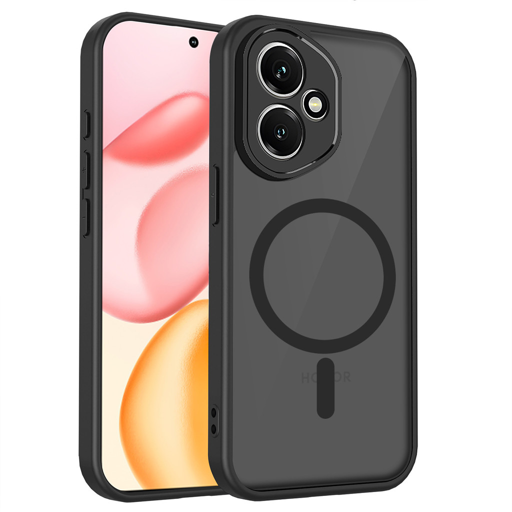Ốp lưng Honor 400 5G Vỏ thu hút từ tính màu đen mờ cho vỏ điện thoại Honor 400 5G